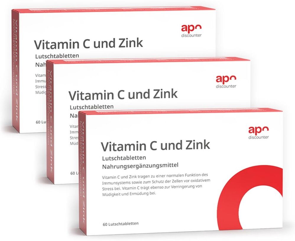 Vitamin C und Zink Lutschtabletten von apodiscounter