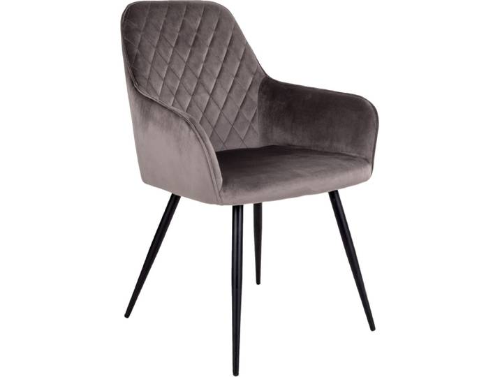 Chaise élégante BORA mushroom velours