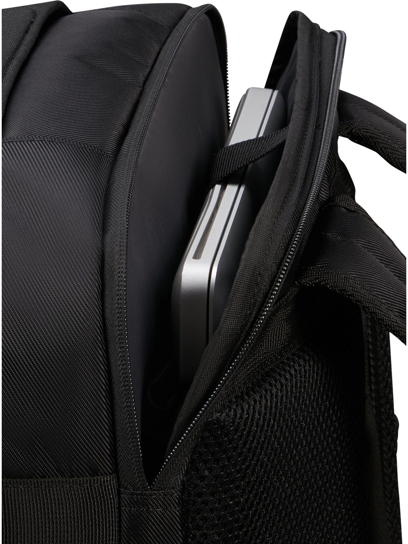 Rucksack AMERICAN TOURISTER "Tourister Urban", Damen, Gr. B/H/T: 25cm x 55cm x 35cm, schwarz, Polyester, Rucksäcke Rucksack schwarz B/H/T: 25cm x 55cm x 35cm