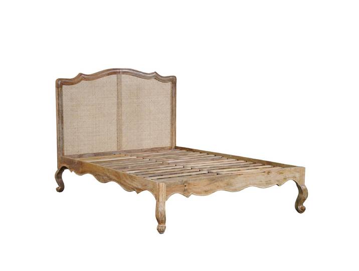 Bett WIENER Geflecht 90x200 140x200 160x200 180x200 Antik Schnitzerei