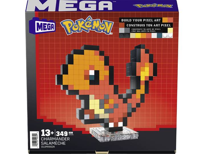 mega-pokémon-salamèche-coffret de construction rétro 349 pièces