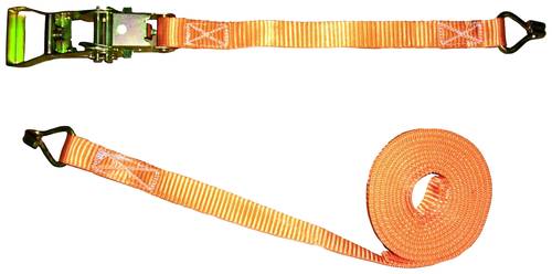 Target Ladungssicherung 90618 Zweiteiliger Spanngurt (L x B) 6m x 25mm Ratsche EN 12195