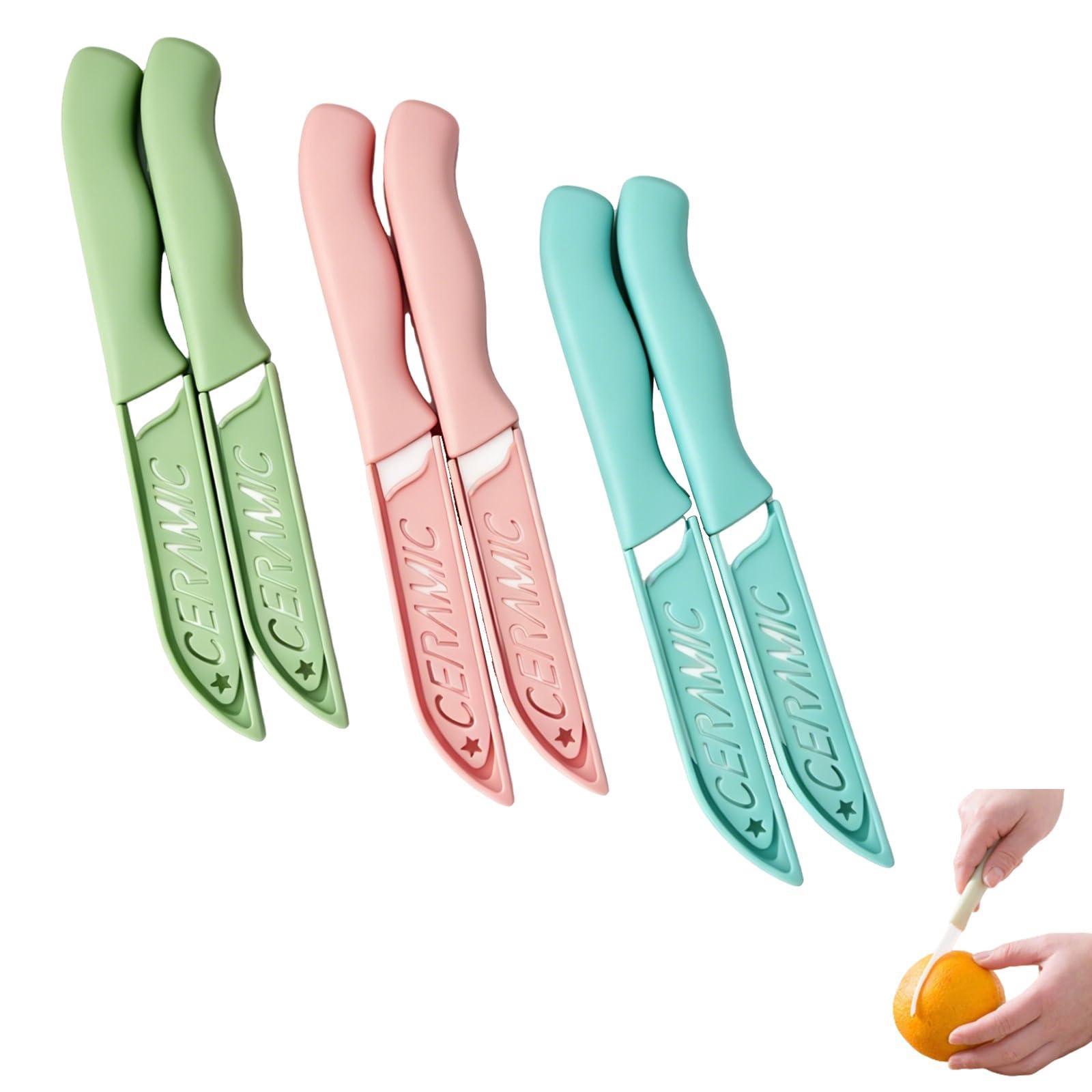 Dripio Set van 6 keramische keukenmessen, ergonomisch en duurzaam