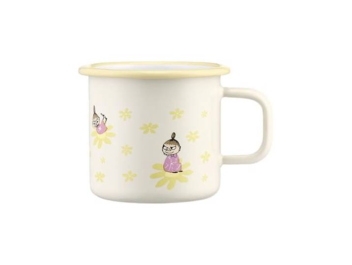 Muurla Tasse en émail Motif fleurs Moomin Finlande 3\,7 dl