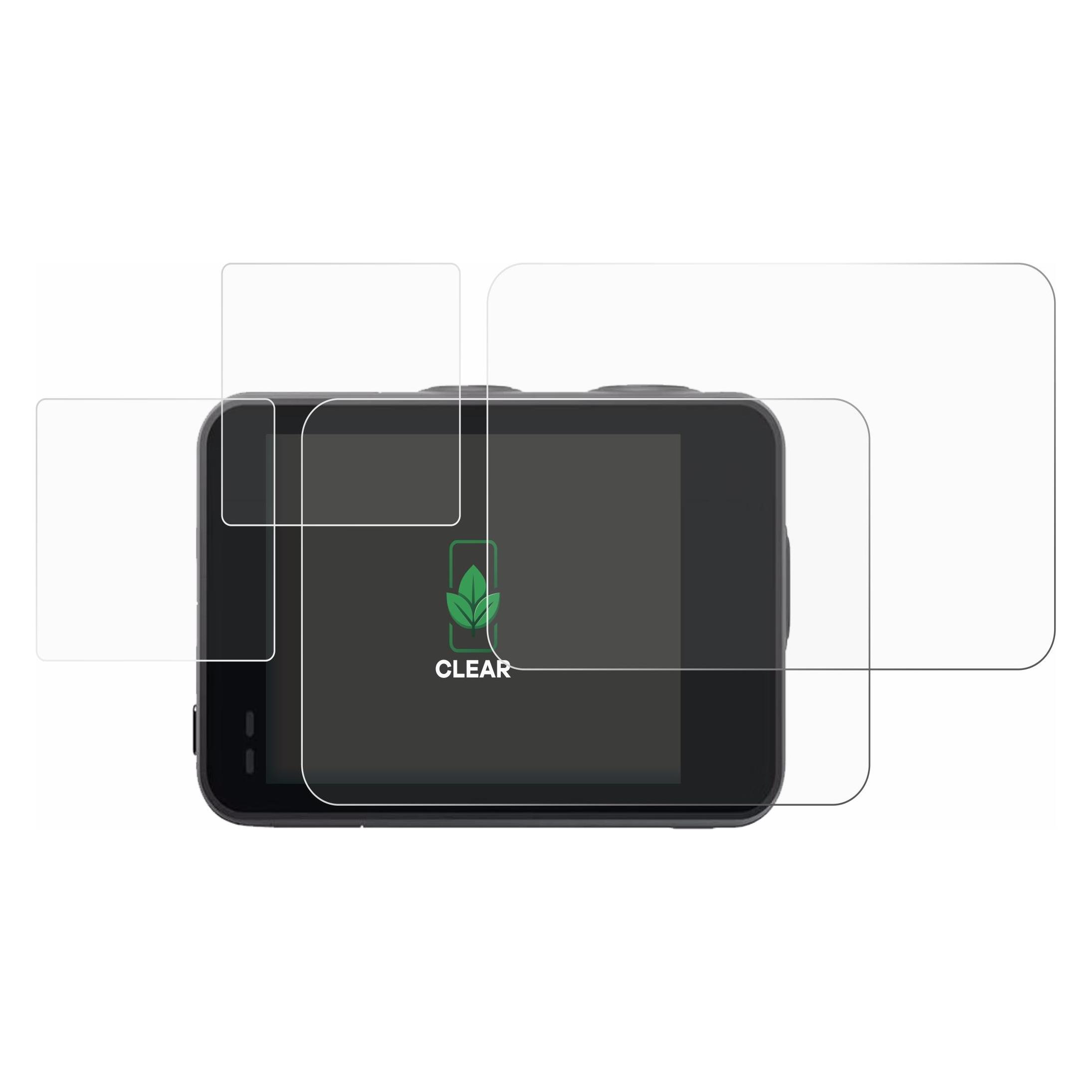ScreenLeaf Schutzfolie für Akaso Brave 7 Displayschutz Display Schutz Folie Klar Transparent (6161198)