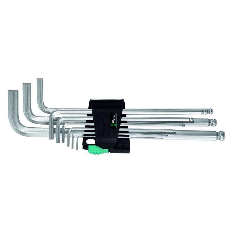 Wera 6-kant-Winkelschraubendreher-Satz Hex-Plus, verchromt (05259805001)