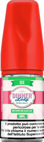 Dinner Lady Watermelon Slices Ice Aroma Mini Shot 10ml Anguria Ghiaccio