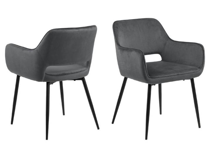 designimpex Esszimmerstuhl Design Esszimmerstuhl SL-1 Stuhl Stühle Samt Esszimmer Velour