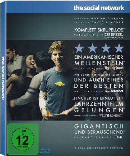 David Fincher - The Social Network (2-Disc Collector's Edition) [Blu-ray] - Preis vom 05.10.2026 03:47:11 h