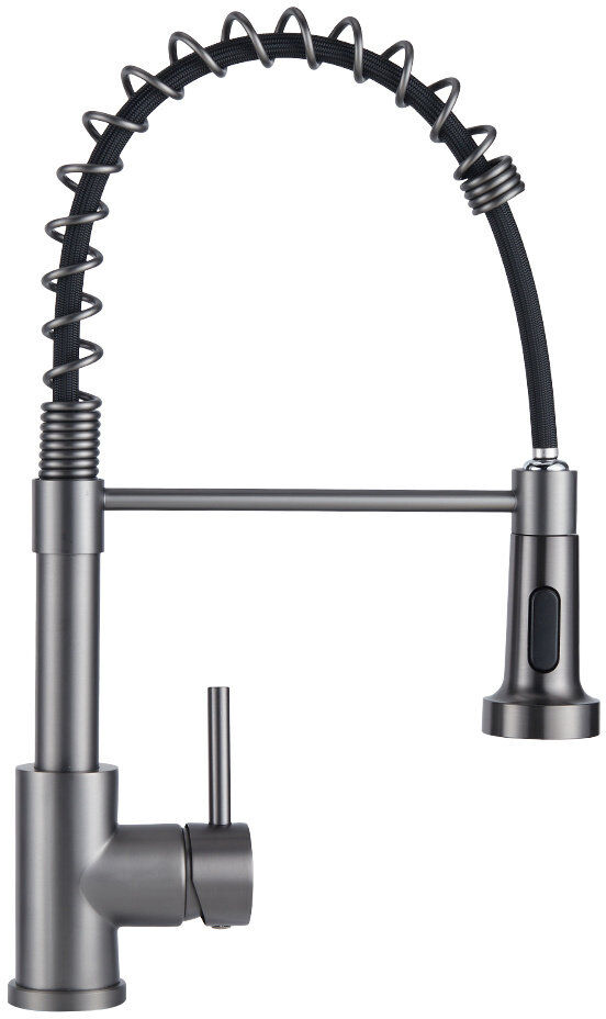 Belfry Kitchen Ailsa Kitchen Faucet Side Spray Gray