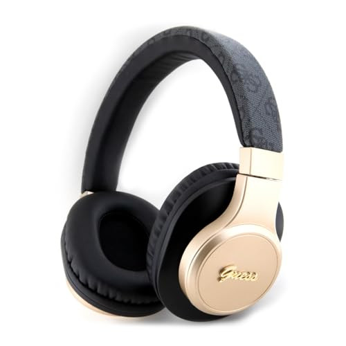 GUESS Bluetooth Hoofdtelefoon GUBH604GEMK zwart 4G Script