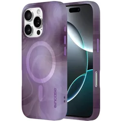 Incase Halo Case für MagSafe für iPhone 16 Pro - Oil Slick Lilac (Apple iPhone 16 Pro), Smartphone Hülle, Mehrfarbig, Violett
