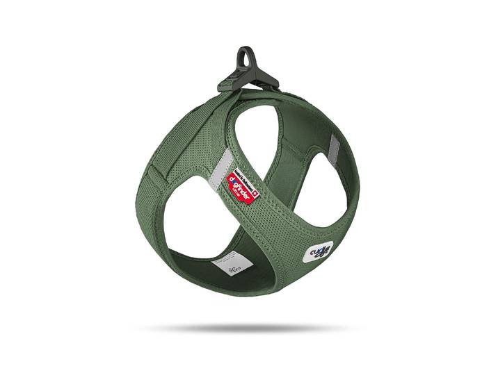 Hunde-Geschirr CURLI Schnalle Air-Mesh , grün, XS, Polyester, Tiergeschirre, Hunde-Geschirr