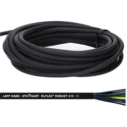 Lapp, Kabelleitung, 10 Meter 0021946 Ölflex Robust 210 Allwetter Steuerleitung 2x2,5 mm2 ohne Schutzleiter I Aussenb (10 m)