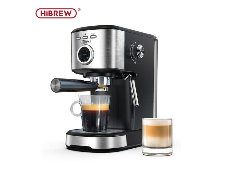 HiBREW – machine à café expresso semi-automatique, 20 bars, température visuelle H5A