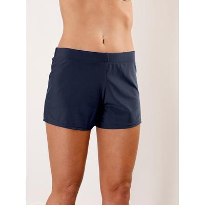 Badeshorts, Damen, Gr. 42, Normalgrößen, blau (marine), Polyamid, Badehosen Badeshorts