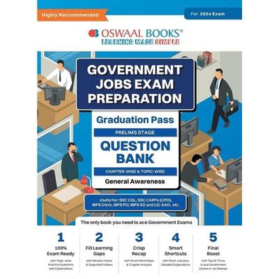 Oswaal Government Exams Question Bank Graduation Pass | General Awareness | for 2024 Exam, Taschenbuch von Oswaal Editorial Board, Oswaal Books And