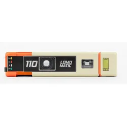 Lomography Lomomatic 110 Kamera & Blitz Golden Gate