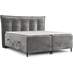 BOXBETT Las Palmas 140/200 cm Grau im Lotta Stoff