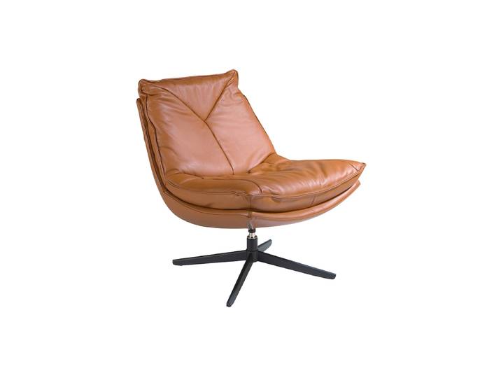 Drehbarer Echtleder Design Sessel „Moltto“ Angel Cerdá