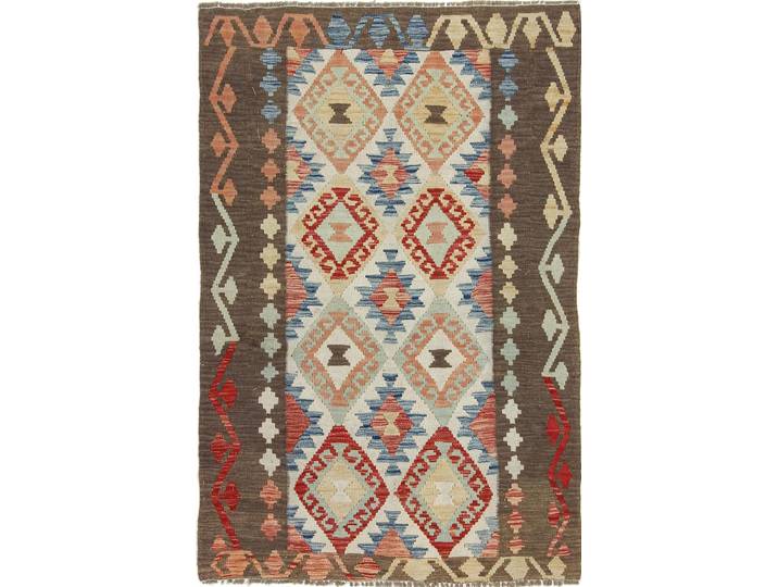 Kelim Afghan Heritage Teppich 103x153 Handgewebt Orientteppich Wolle