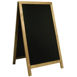 Contacto Doppeltafel 120 cm, teak, dreifach lackiert