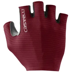 Castelli Espresso Glove Kurzfinger Fahrradhandschuhe - deep bordeaux - S