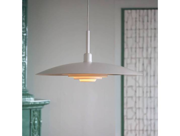 Hanglamp Piny, wit / opaal, Woon-/ Eetkamer, metaal, Modern, hanglamp