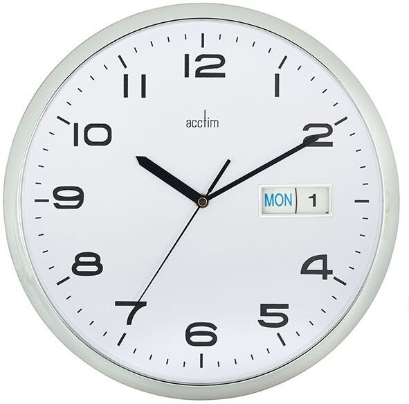 Acctim Supervisor Wall Clock Chrome