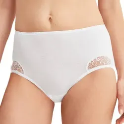 Calida Desire Midi Brief Weiß Baumwolle Medium Damen
