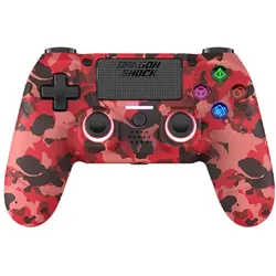 DragonShock Controller Miraz Wireless rot camo PS4 (PS4), Gaming Controller, Mehrfarbig, Rot