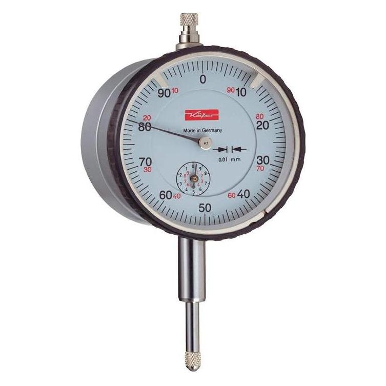 Käfer Messuhr M2 T Magnet 10 mm Ablesung 0,01 mm magnetische Rückwand (10023)
