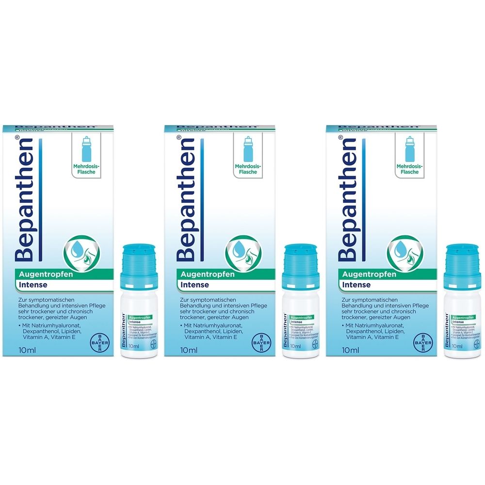 Bepanthen Augentropfen Intense x3 3x10 ml