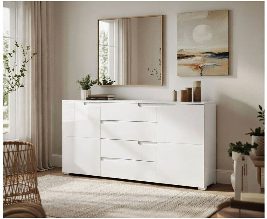 Latitude Run Apoloniusz 165cm Sideboard 80.4cm H X 165cm W X 40.4cm D