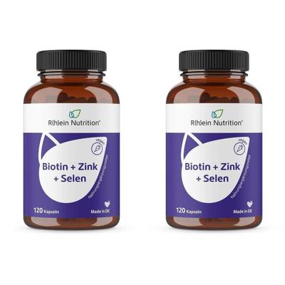 BIOTIN+ZINK+Selen f.Haut Haare & Nägel Kapseln 2x 2x120 St