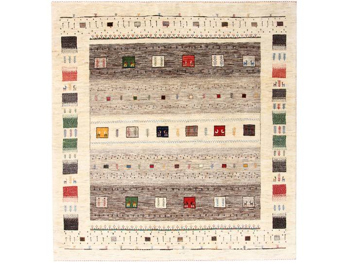 Perser Gabbeh Loribaft Atelier Teppich 211x222 Handgeknüpft Modern Orientteppich Perserteppich Quadratisch Wolle