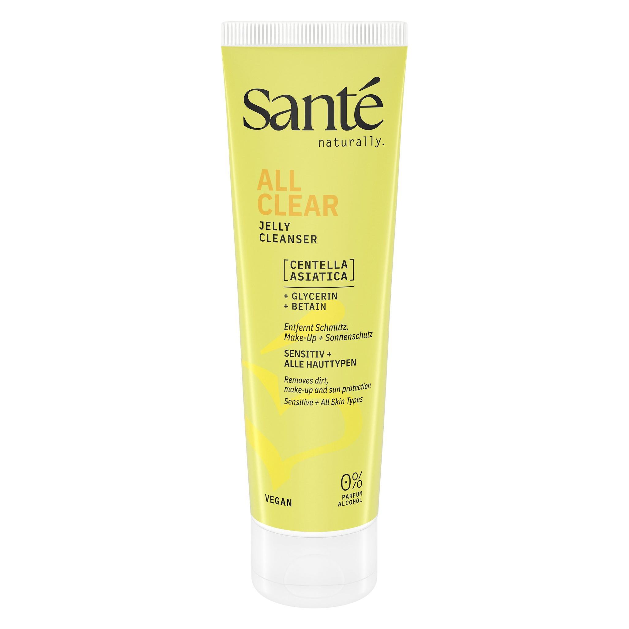 Sante All Clear Jelly Cleanser (Make-Up Entferner, Reinigungsgel, Reinigungsschaum, 150 ml) (LOGO-40781)