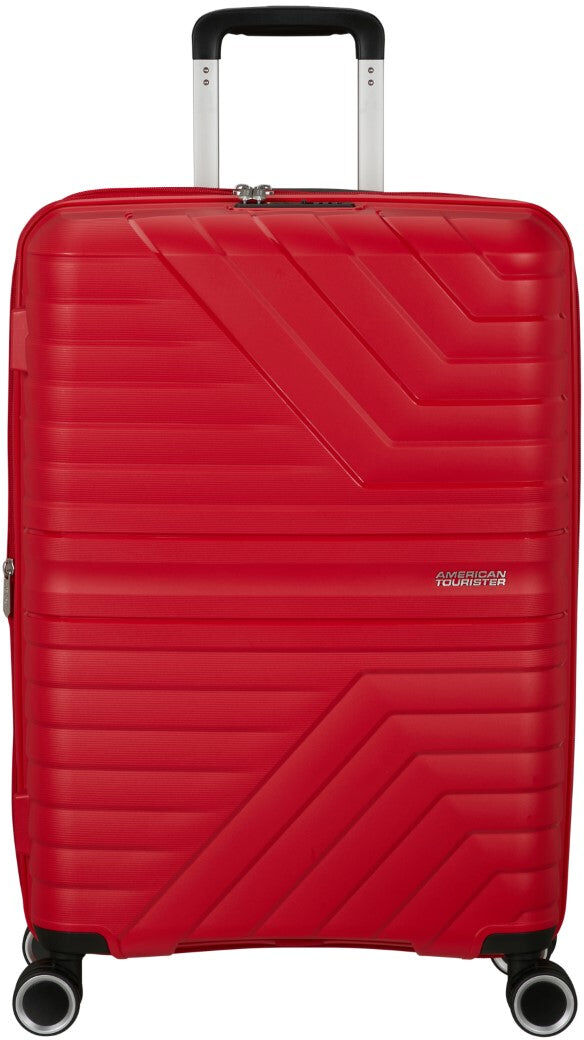 American Tourister Flytwist 78cm 4-Wheel Expandable Suitcase - True Red