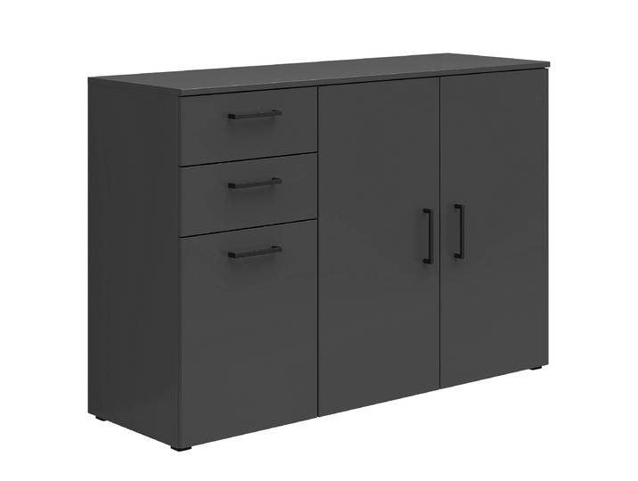 Sideboard Hick 83cm Grau/Graphit