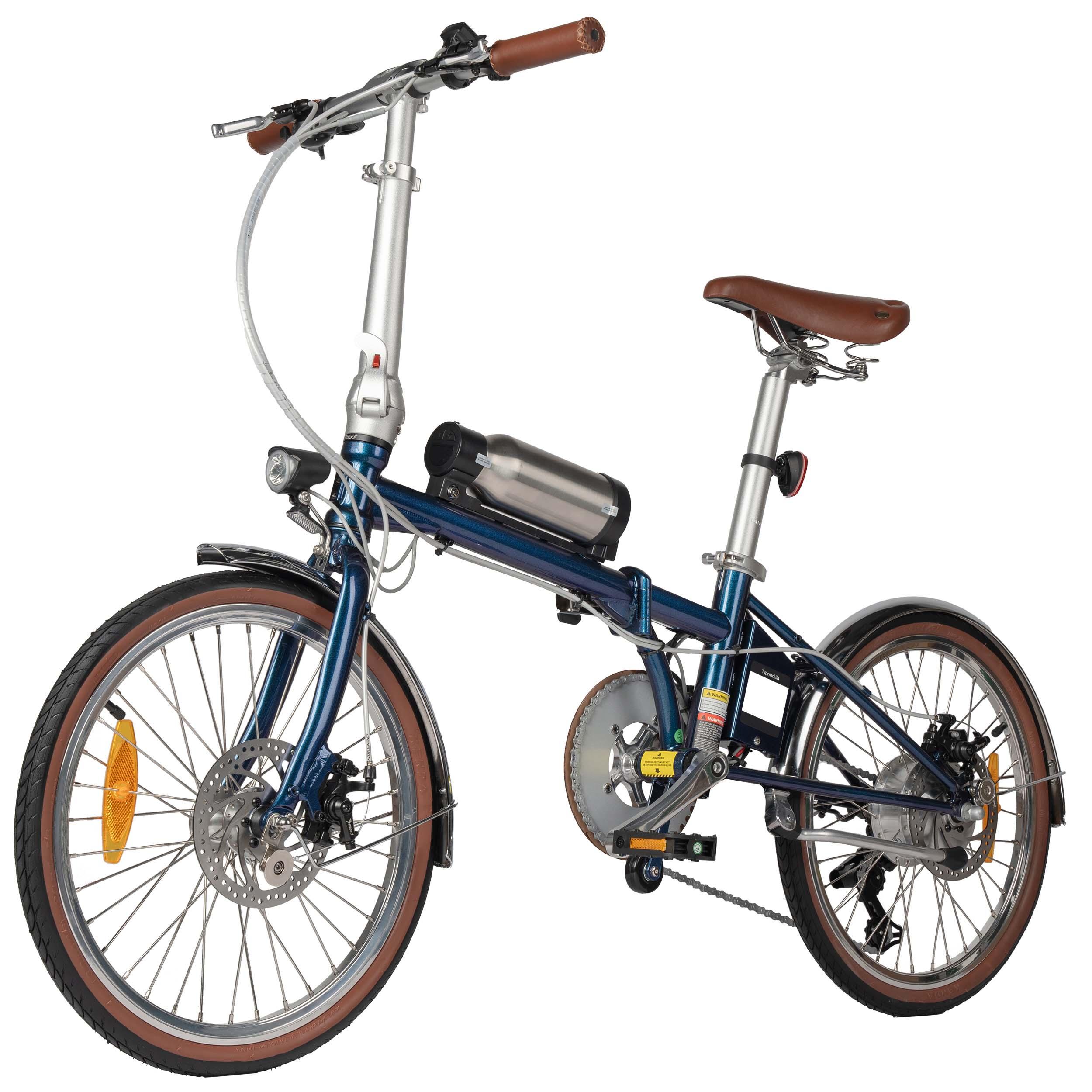 Smart 20 Klapp E-Bike 20 Zoll, 250W, 36V 5,2Ah Akku, bis 40 km, Shimano 7-Gang, Scheibenbremsen