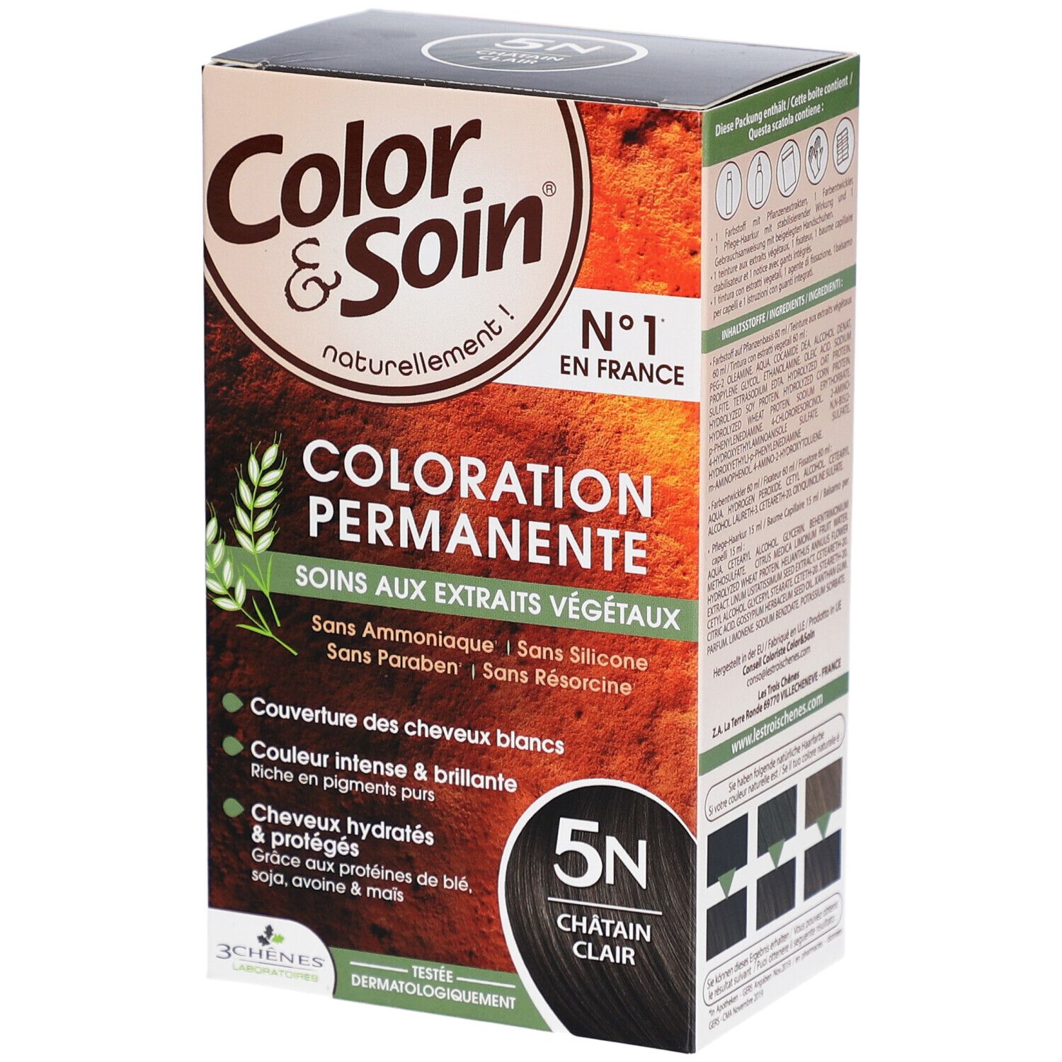 Color & Soin Coloration 5N chât clair (n) 135 ml Lösung