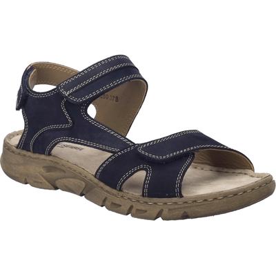 Sandale JOSEF SEIBEL "Brenda 03, ocean", Damen, Gr. 36, blau (ocean), Obermaterial: 100% Rindsleder Leather cow., Schuhe Sandale