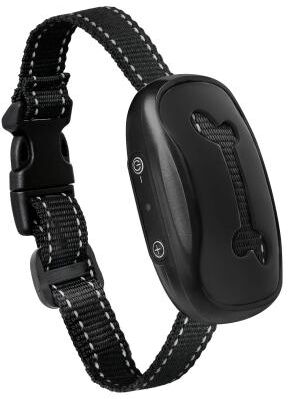 Uplift Treasures USB Rechargeable Anti Bark Dog Training Collar bone Black