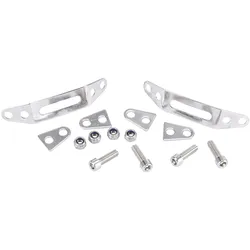 Tubus Schellen-Adapter-Set Hinterbau silber
