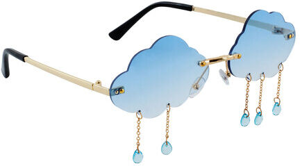 Brille "Regenwolke", blau