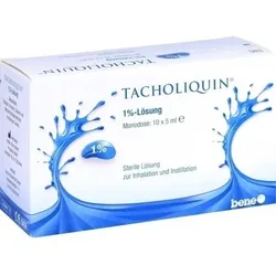 TACHOLIQUIN 1% Lösung für einen Vernebler Monodose 50 ml