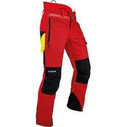Schnittschutzhose VENTILATION -  S / rot