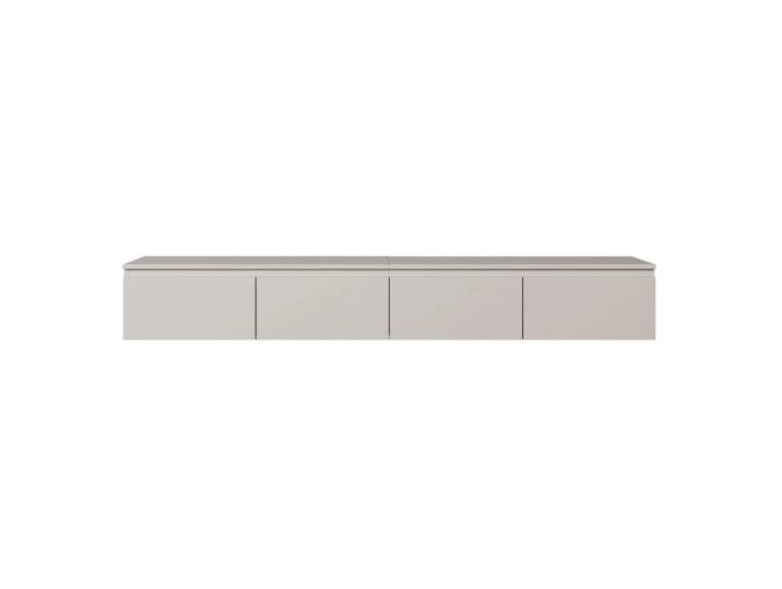 Selsey Tv-Lowboard Bemmi Greige 200/28/32 cm, Kaschmir, Holzwerkstoff, 4 Fächer, Rechteckig, 200x28.4x31.8 cm, Wohnzimmer, TV Möbel, Lowboards, Lowboards stehend