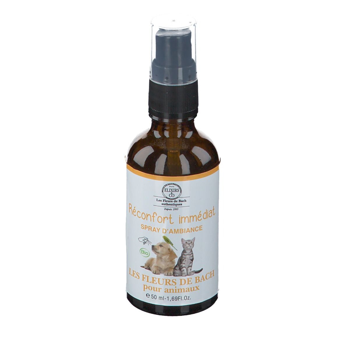 Elixirs & Co Bach Bloesems voor Dieren Onmiddellijk Comfort Kamerspray 50 ml Spray