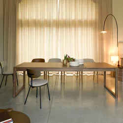 Tisch Arto aus massivem Nussbaumholz, 260 x 90 cm